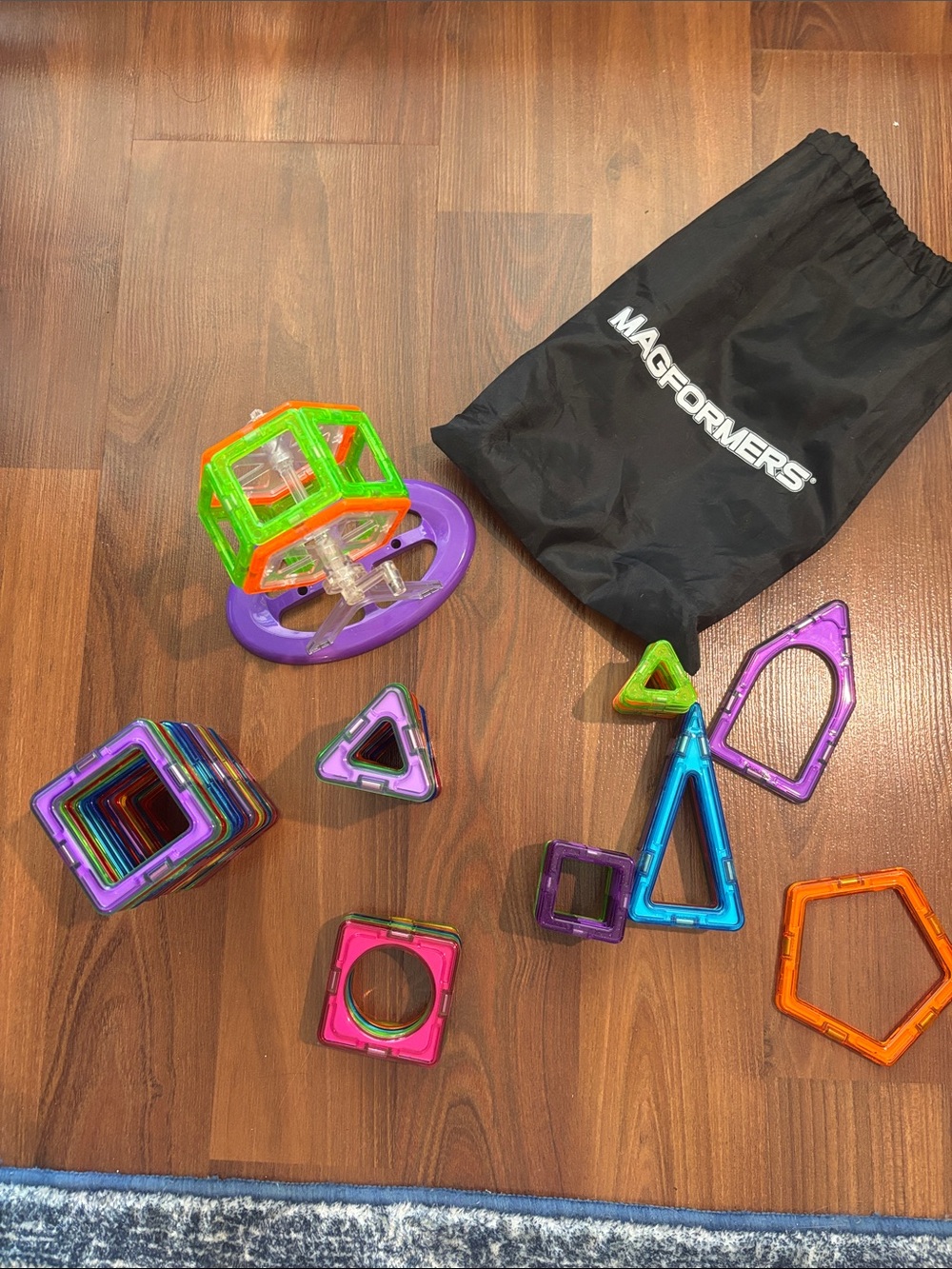Magformers Colorful Magnetic Building Set - Multicolor Pieces